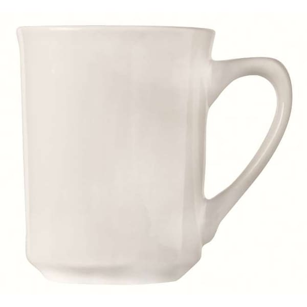 World Tableware Porcelana 8.5 oz. Bright White Kona Mug, PK36 - 840-125-002