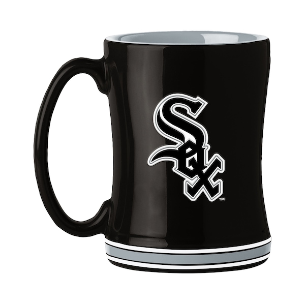 Logo Brands Chicago White Sox 14oz Relief Mug - 507-C14RM