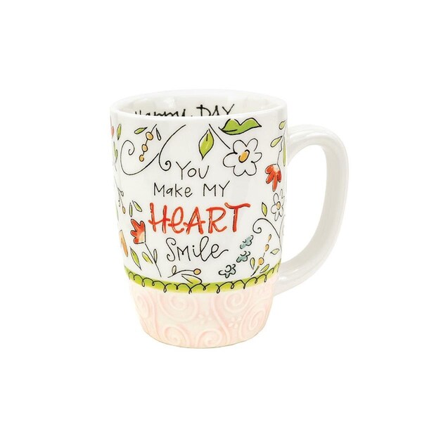 Shannon Road Gifts 16 oz Mug - You Make My Heart Smile - 264645
