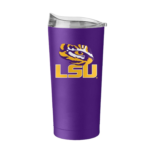 Logo Brands LSU 20oz Flipside Powder Coat Tumbler - 162-S20PT-34