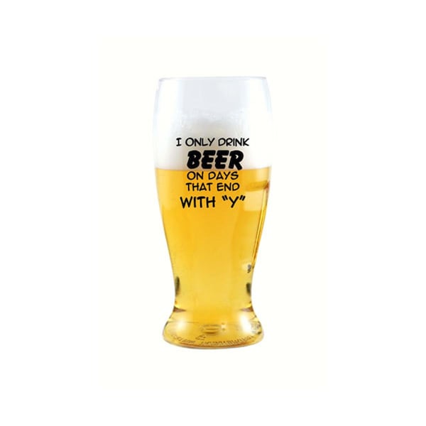 Zees Creations Zees Creations I Only Drink Beer On Days EverDrinkware Beer Tumbler, 4PK - ED1003-B1