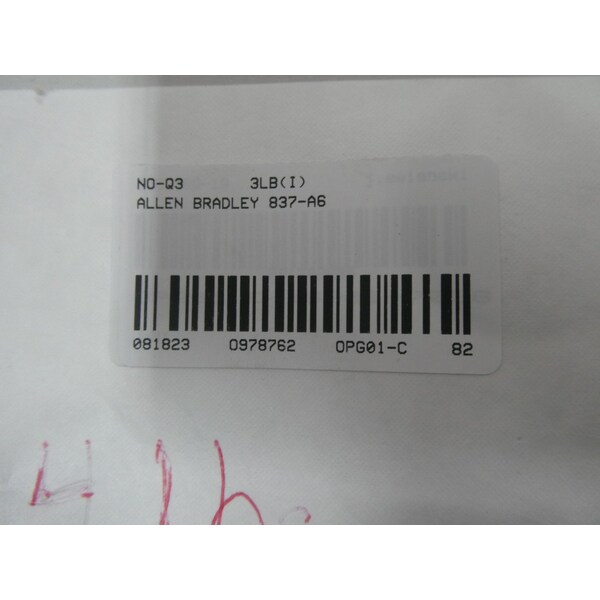 Controlador de temperatura Allen Bradley SER A 140-290F 125V-AC 57.5V-DC - 837-A6
