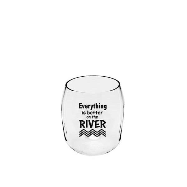 Zees Creations Everything is Better on the River Ever Drinkware Wine Tumbler - ED1001-CC5