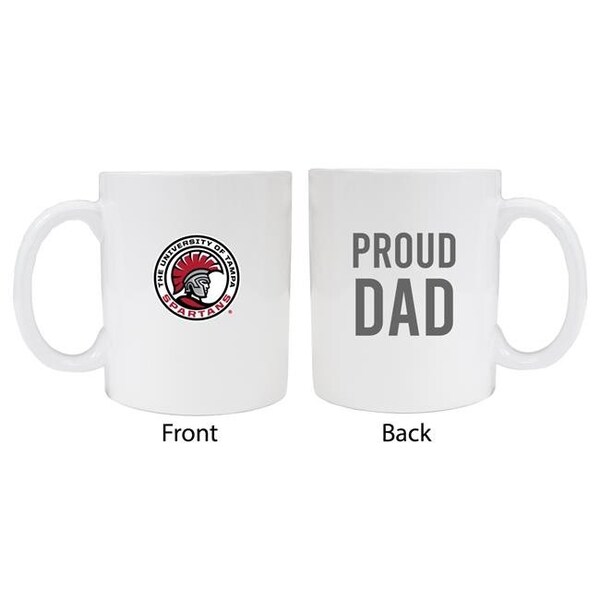 R & R Imports R & R Imports MUG2-C-TAM20 DAD University of Tampa Spartans Proud Dad White Ceramic Coffee Mug - Pack of 2 - MUG2-C-TAM20 DAD