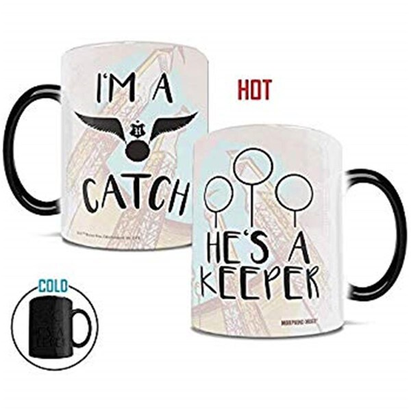 Trend Setters Harry Potter I Am a Catch Hes a Keeper Morphing Mug - MMUG1059