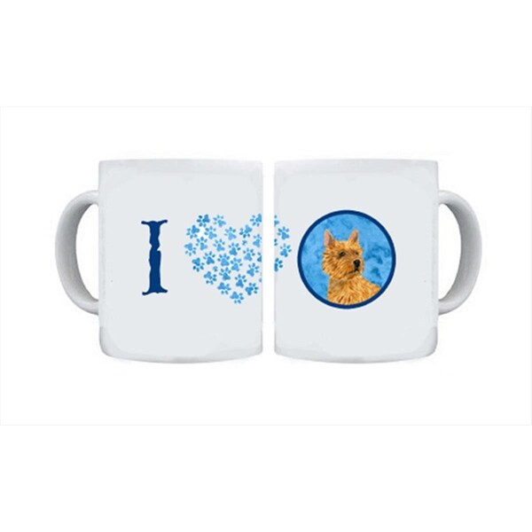 Carolines Treasures 15 oz. Norwich Terrier Dishwasher Safe Microwavable Ceramic Coffee Mug - SS4775-BU-CM15