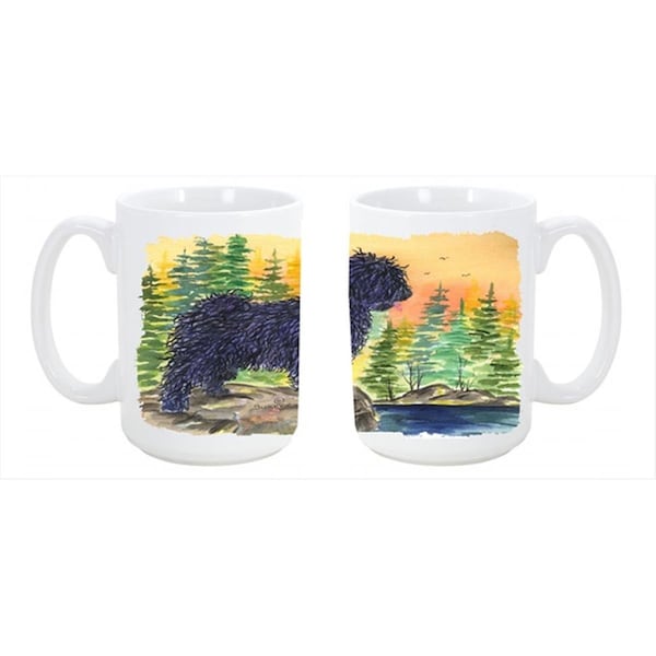 Carolines Treasures Puli Dishwasher Safe Microwavable Ceramic Coffee Mug 15 oz. - SS8347CM15
