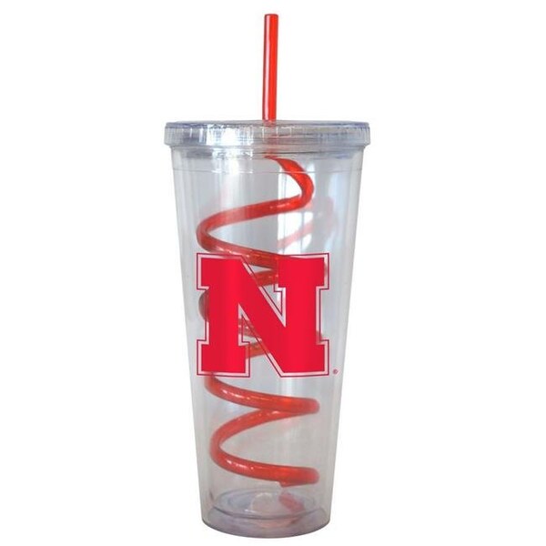 Boelter Brands Nebraska Cornhuskers 22 oz Tumbler with Swirl Straw - 4675715217