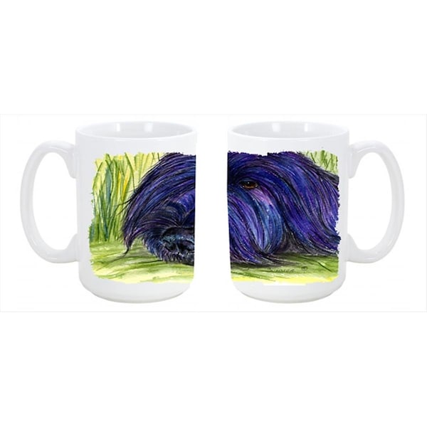 Carolines Treasures Briard Dishwasher Safe Microwavable Ceramic Coffee Mug 15 oz. - SS8520CM15