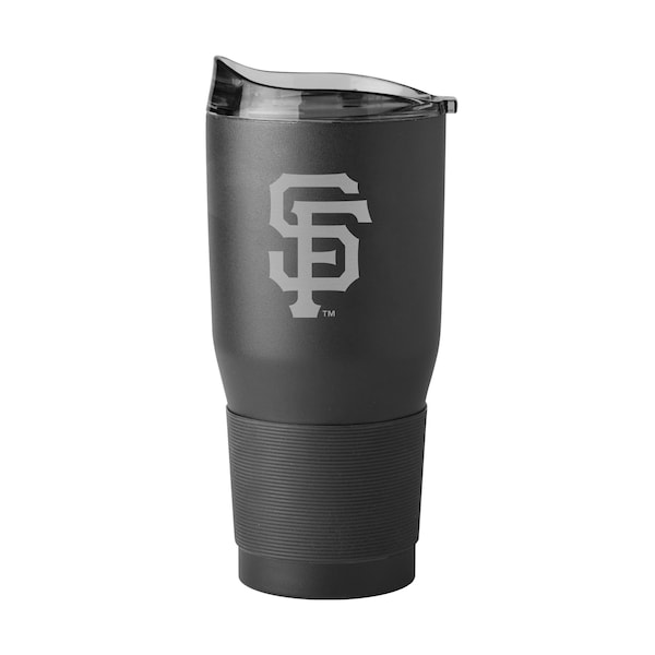 Logo Brands San Francisco Giants 30oz Etch Powdercoat Tumlber - 525-S30PT-BLK-9