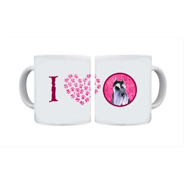 Carolines Treasures 15 oz. Schnauzer Dishwasher Safe Microwavable Ceramic Coffee Mug - SS4753-PK-CM15