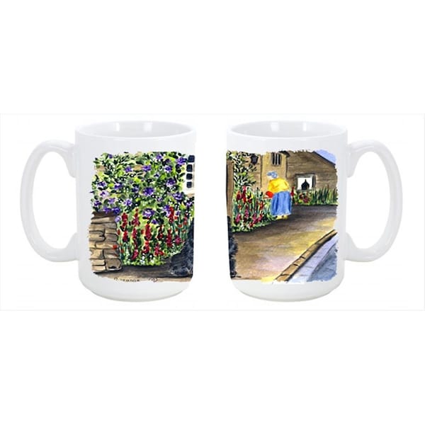 Carolines Treasures Chow Chow Dishwasher Safe Microwavable Ceramic Coffee Mug 15 oz. - SS8117CM15