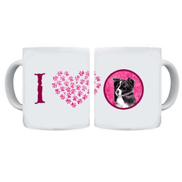Carolines Treasures Carolines Treasures SC9138PK-CM15 15 oz. Border Collie Dishwasher Safe Microwavable Ceramic Coffee Mug - SC9138PK-CM15