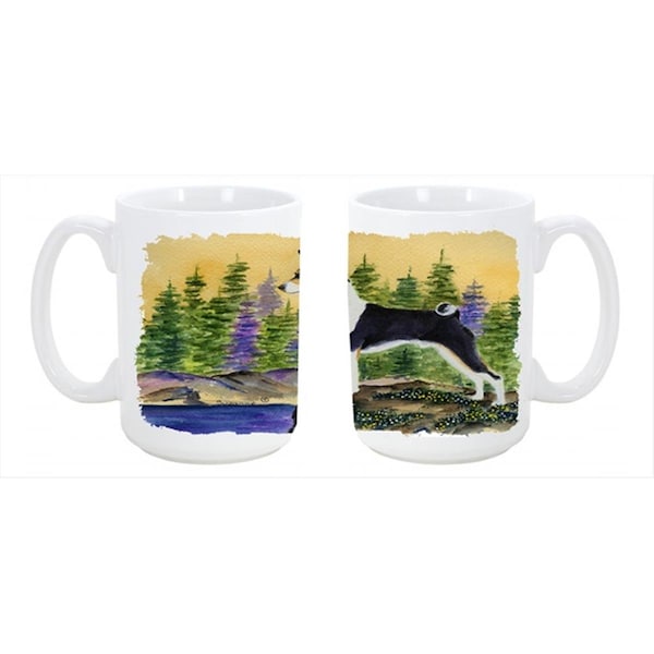 Carolines Treasures Basenji Dishwasher Safe Microwavable Ceramic Coffee Mug 15 oz. - SS8201CM15