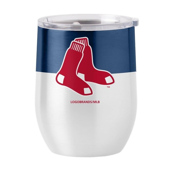 Moment-In-Time 16 oz MLB Boston Red Sox Colorblock Curved Beverage Can - MO3594196