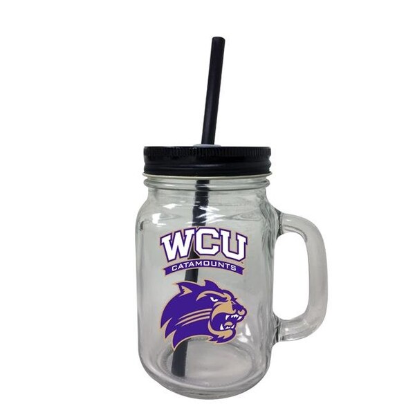 R & R Imports R & R Imports TBM-C-WCU19 16 oz Western Carolina University Mason Jar Tumbler - TBM-C-WCU19