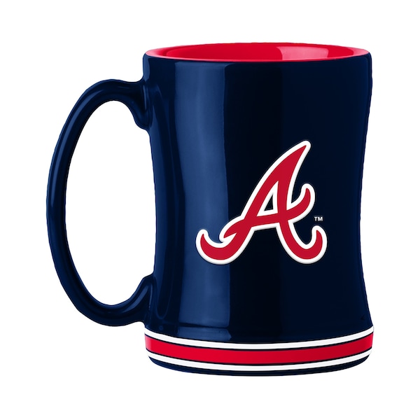 Logo Brands Atlanta Braves 14oz Relief Mug - 503-C14RM