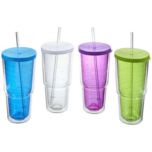 Arrow Home Products 000 Travel Tumbler, 24 oz Capacity, Plastic, Insulated - 15