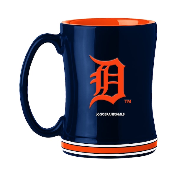 Logo Brands Detroit Tigers 14oz Relief Mug - 511-C14RM