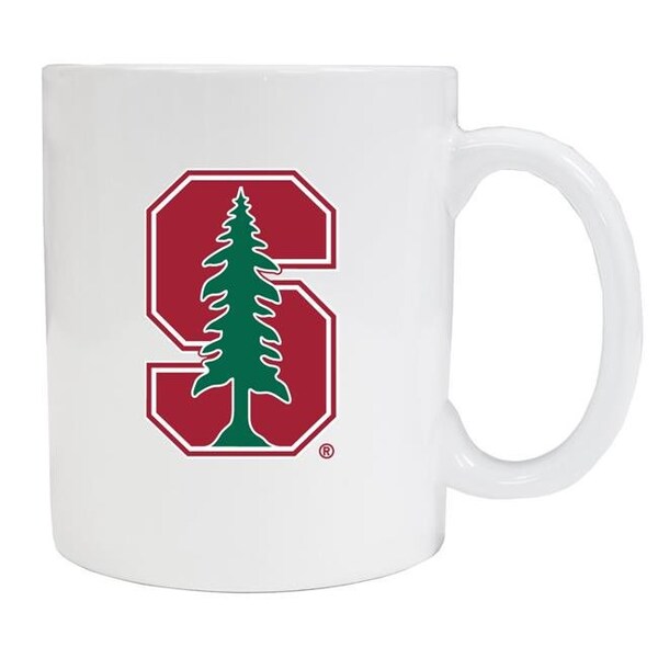 R & R Imports R & R Imports MUG2-C-STA19 W Stanford University White Ceramic Coffee Mug - Pack of 2 - MUG2-C-STA19 W