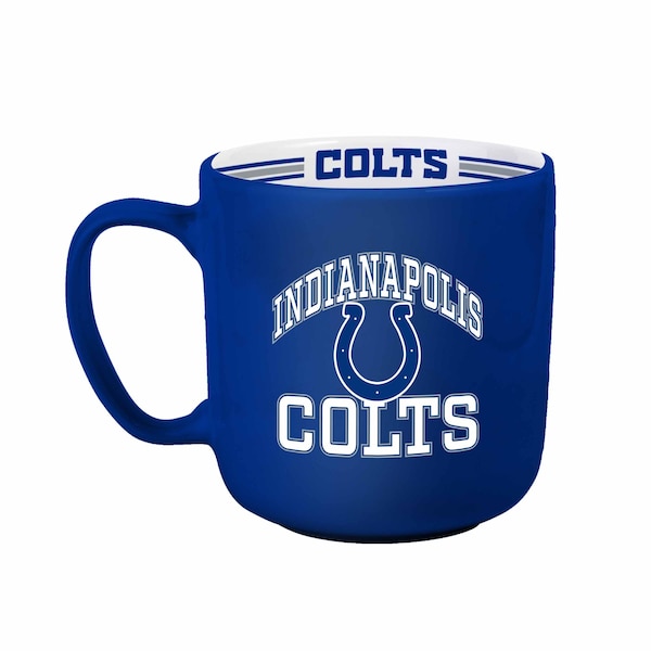 Logo Brands Indianapolis Colts 15oz Stripe Mug - 614-C15SM