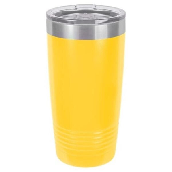 Anales 20 oz Stainless Steel Polar Camel Tumblers with Lid; Yellow - AN2802553