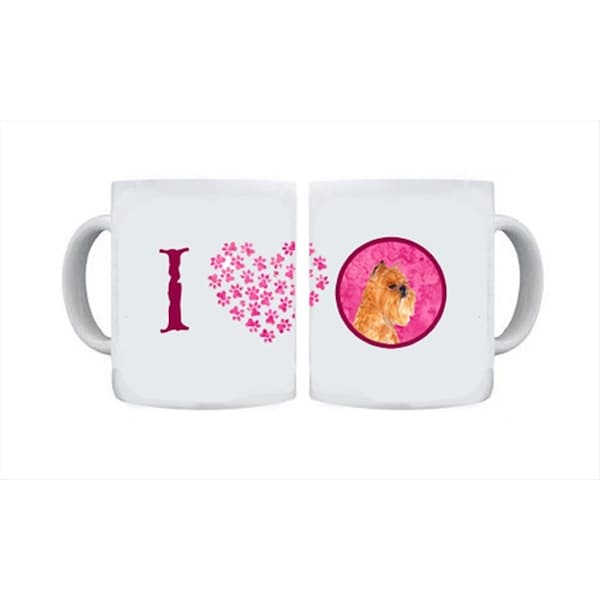 Carolines Treasures 15 oz. Brussels Griffon Dishwasher Safe Microwavable Ceramic Coffee Mug - SS4770-PK-CM15