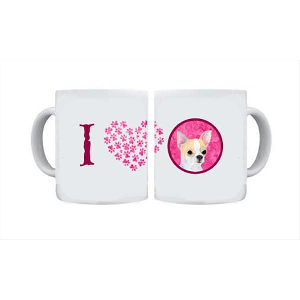 Carolines Treasures 15 oz. Chihuahua Dishwasher Safe Microwavable Ceramic Coffee Mug - SS4749-PK-CM15
