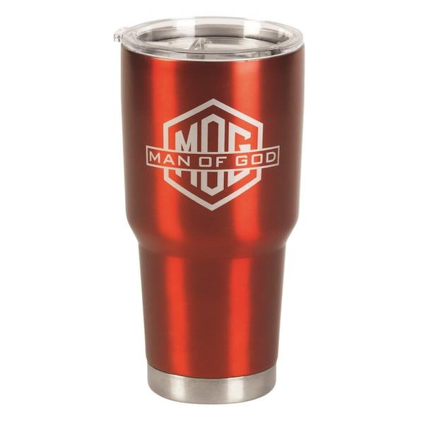 Dicksons Tumbler Man Of God Red 30 oz - SSTUM30R-13