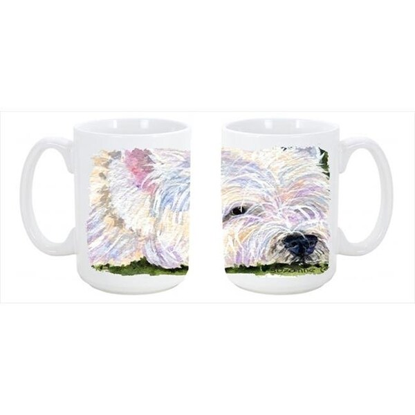 Carolines Treasures Carolines Treasures SS8831CM15 Westie Dishwasher Safe Microwavable Ceramic Coffee Mug 15 oz. - SS8831CM15