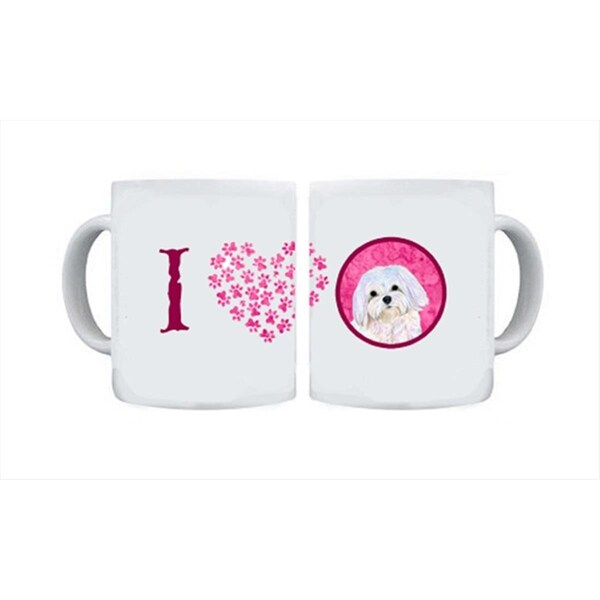 Carolines Treasures 15 oz. Maltese Dishwasher Safe Microwavable Ceramic Coffee Mug - SS4758-PK-CM15
