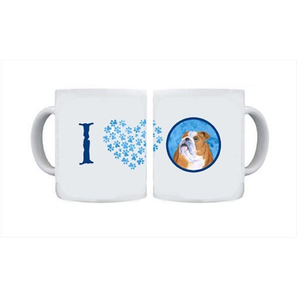 Carolines Treasures 15 oz. Bulldog English Dishwasher Safe Microwavable Ceramic Coffee Mug - SS4767-BU-CM15