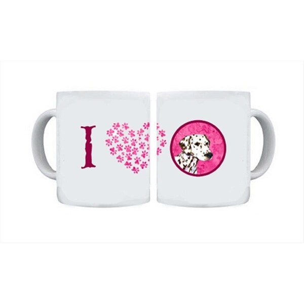 Carolines Treasures 15 oz. Dalmatian Dishwasher Safe Microwavable Ceramic Coffee Mug - SS4745-PK-CM15