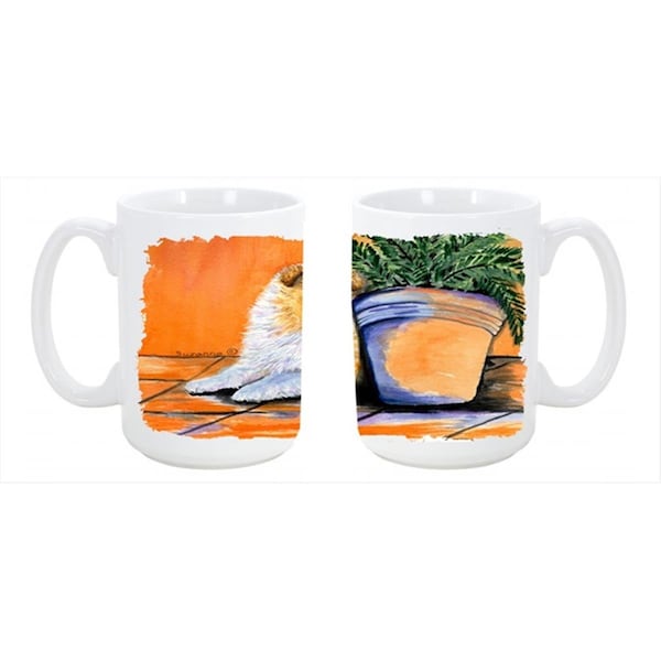 Carolines Treasures Sheltie Dishwasher Safe Microwavable Ceramic Coffee Mug 15 oz. - SS8667CM15