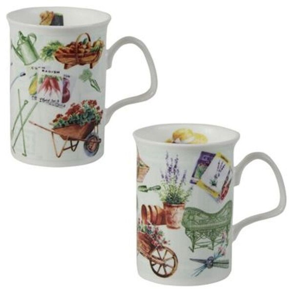 Roy Kirkham 75 mm In the Garden Lancaster Mugs, Multi Color - Set of 6 - ER21106