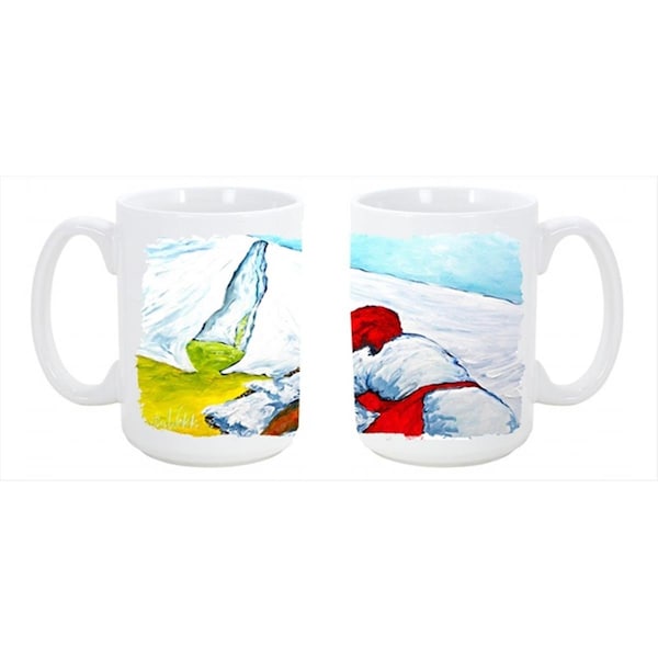 Carolines Treasures Must Be Monday Dishwasher Safe Microwavable Ceramic Coffee Mug 15 oz. - MW1090CM15