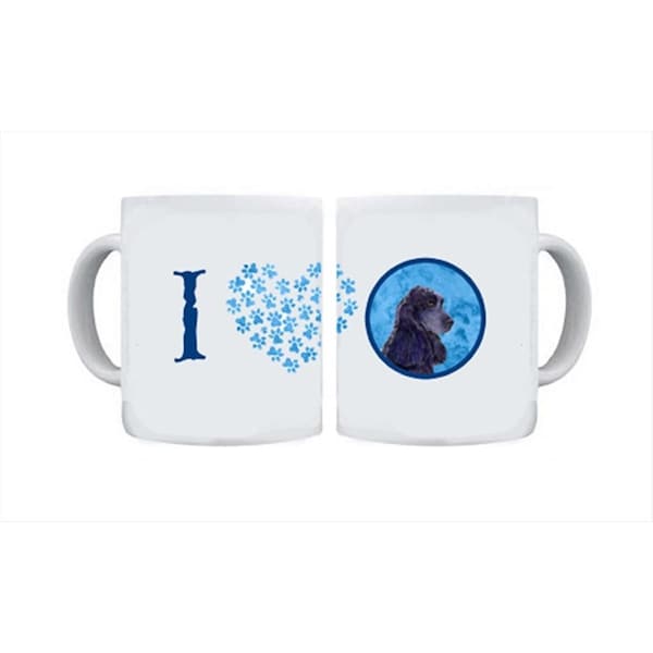 Carolines Treasures 15 oz. Cocker Spaniel Dishwasher Safe Microwavable Ceramic Coffee Mug - SS4747-BU-CM15