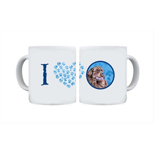 Carolines Treasures 15 oz. Newfoundland Dishwasher Safe Microwavable Ceramic Coffee Mug - LH9354BU-CM15