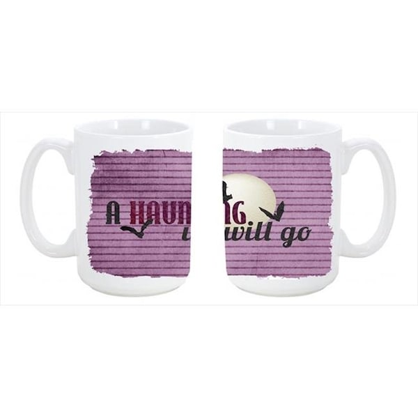 Carolines Treasures Carolines Treasures SB3015CM15 A Haunting we will go Halloween Dishwasher Safe Microwavable Ceramic Coffee Mug 15 oz. - SB3015CM15