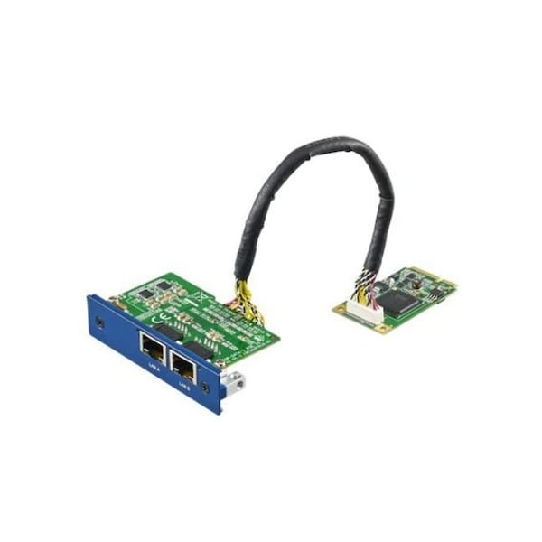 Módulo iDoor de Advantech Manufacturing: 2 puertos Gigabit Ethernet, mPCIe, RJ45 - PCM-24R2GL-AE