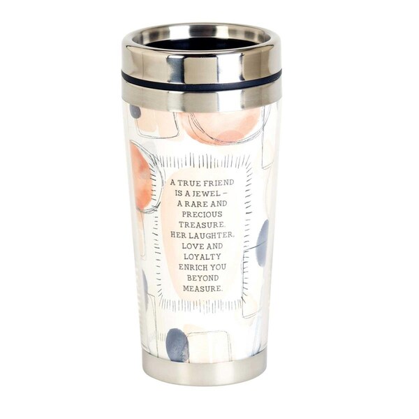 Dicksons 16 oz A True Friend Is Travel Mug, Multi Color - One Size - SSMUG-329