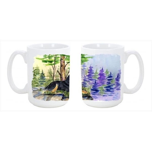 Carolines Treasures Carolines Treasures SS8007CM15 Tibetan Mastiff Dishwasher Safe Microwavable Ceramic Coffee Mug 15 oz. - SS8007CM15