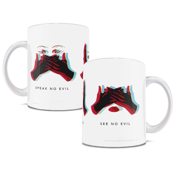 Trend Setters Birds of Prey No Evil Ceramic MugWhite - WMUG1071