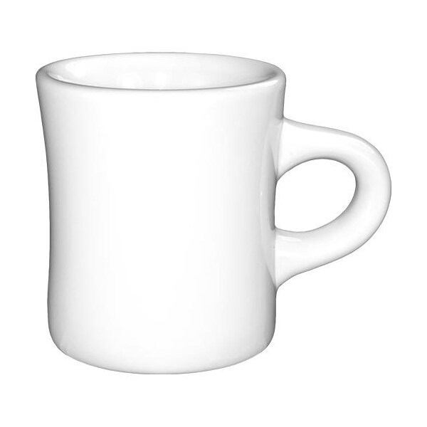 International Tableware 10 Oz European White Diner Mug, PK36 - 82245-02