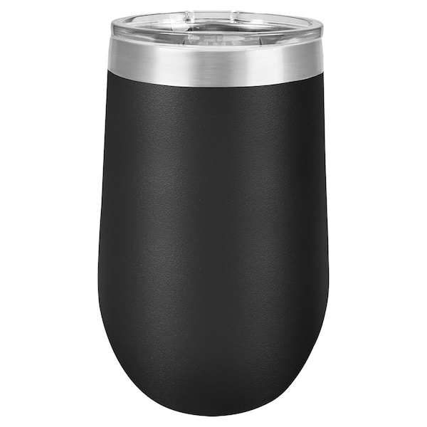 Anales 16 oz Stainless Steel Polar Camel Stemless Tumblers; Black - AN2810803