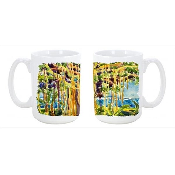 Carolines Treasures Carolines Treasures 6064CM15 Tree - Banyan Tree Dishwasher Safe Microwavable Ceramic Coffee Mug 15 oz. - 6064CM15