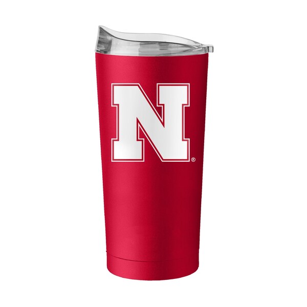 Logo Brands Nebraska 20oz Flipside Powder Coat Tumbler - 182-S20PT-34