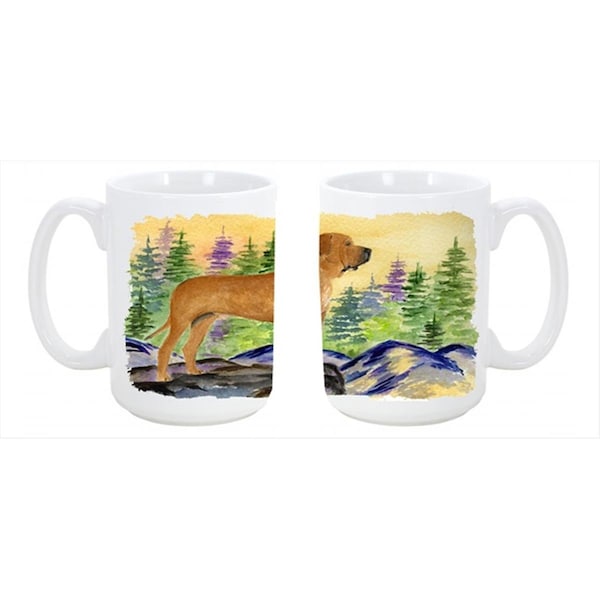 Carolines Treasures Tosa Inu Dishwasher Safe Microwavable Ceramic Coffee Mug 15 oz. - SS8195CM15