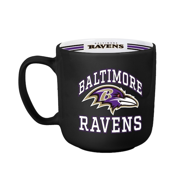 Logo Brands Baltimore Ravens 15oz Stripe Mug - 603-C15SM