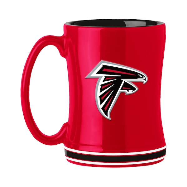 Logo Brands Atlanta Falcons 14oz Relief Mug - 602-C14RM